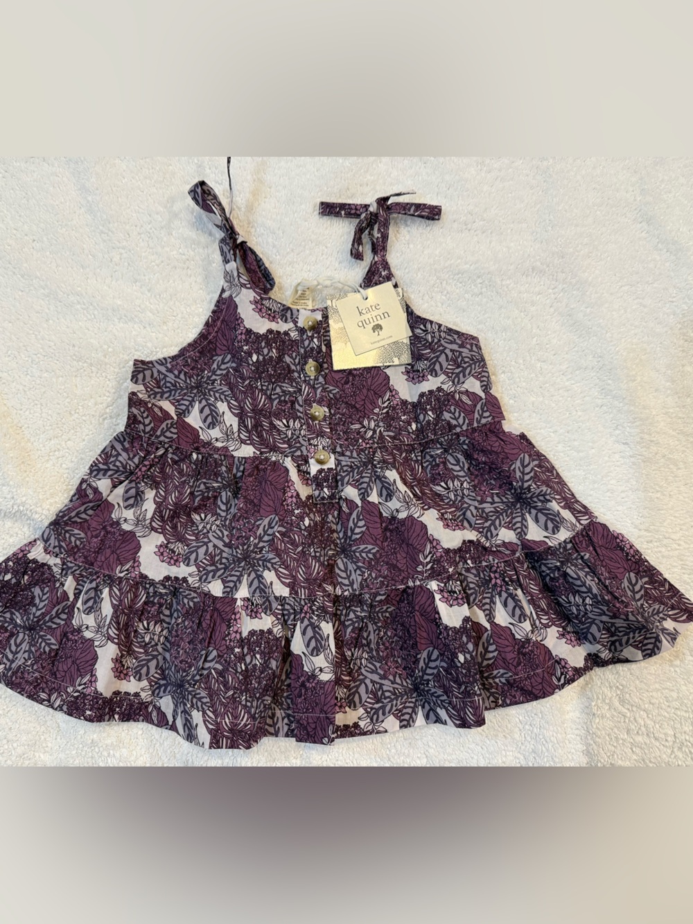 kate quinn Spaghetti Tie Ballerina Tank Top